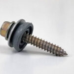 בורג איסכורית 90 ממ עם אטם תקני לעץ-50 יחידות