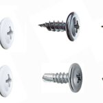 ברגי פח פח לבן 13 ממ-100 יחידות