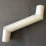 זוית 45 מעלות לצינור עגול 3 צול