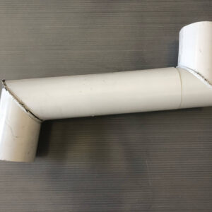 זוית 80 מעלות לצינור עגול 3 צול